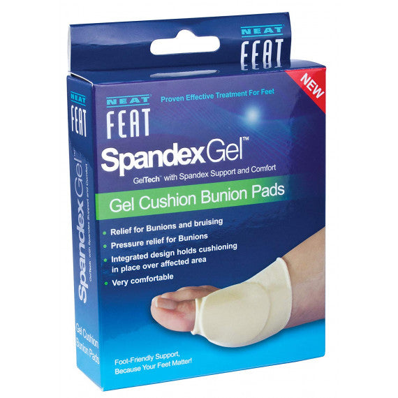 Neat Feat Spandex Gel Cushion Bunion Pads Large