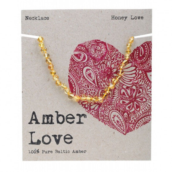 Amber Love Necklace Honey Love 33cm