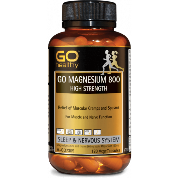 Go Healthy Go Magnesium 800 High Strength 120 Capsules