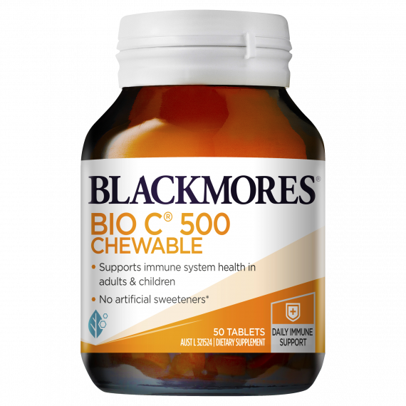 Blackmores Bio C Chewable 500 50 Tablets