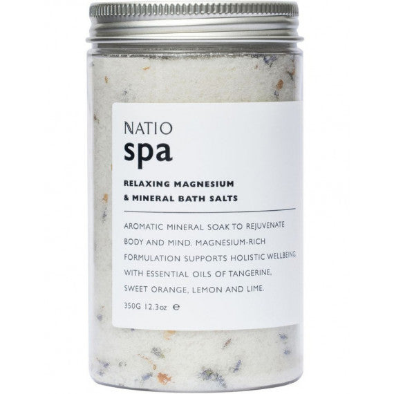 Natio Spa Relax Magnesium & Mineral Bath Salts 350g