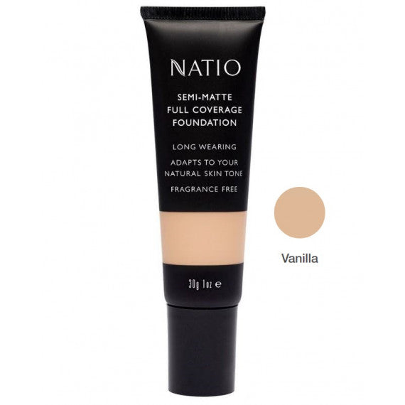 Natio Semi Matte Full Foundation Vanilla