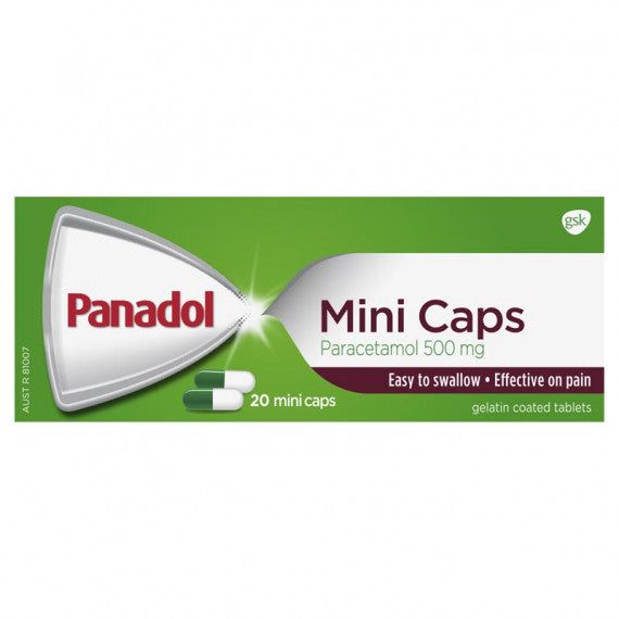 Panadol Mini Caps 20 Capsules