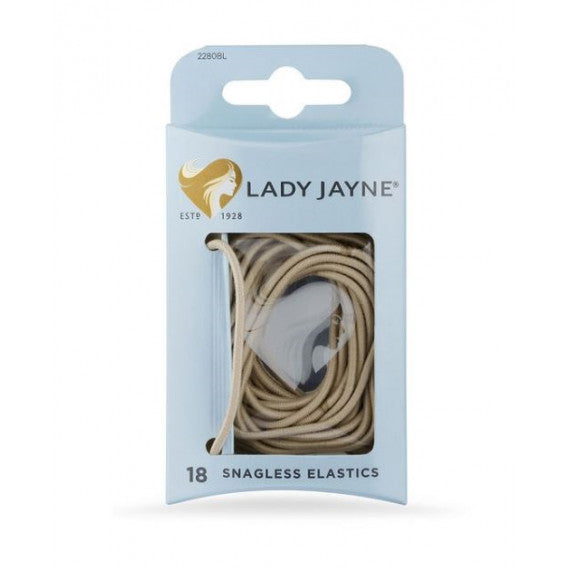 Lady Jayne Blonde Snagless Elastics 18 Pack