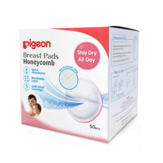 Pigeon Honeycomb Disposable Breast Pads 50 Pack