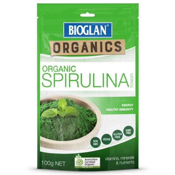 Bioglan Organics Organic Spirulina Powder 100g