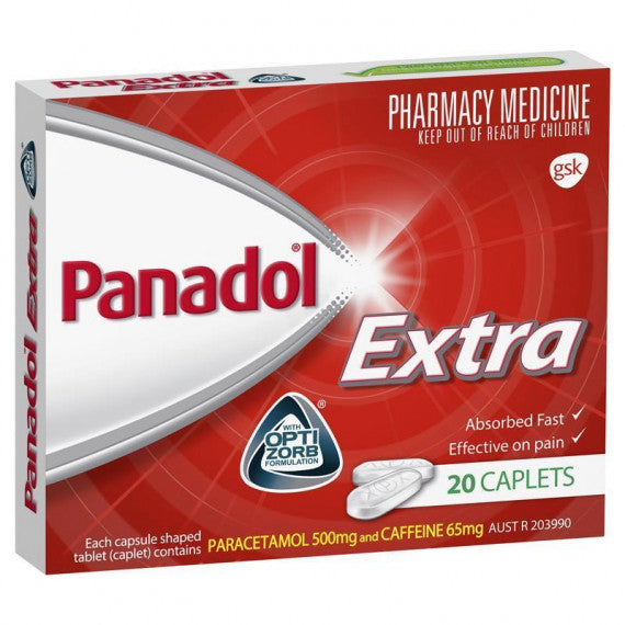 Panadol Extra With Optizorb 20 Caplets