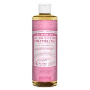 Dr Bronnerâ€™s Pure Castile Liquid Soap 473ml Cherry Blossom