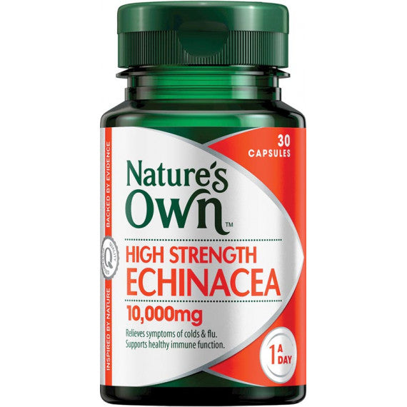 Natures Own High Strength Echinacea 10000mg 30 Capsules