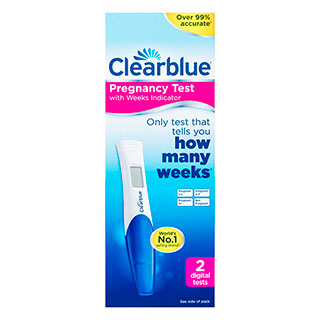 Clearblue Pregnancy Test with Weeks Indicator 2 Digital Tests