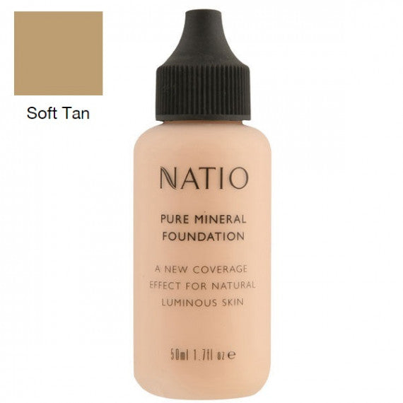 Natio Pure Mineral Foundation Soft Tan