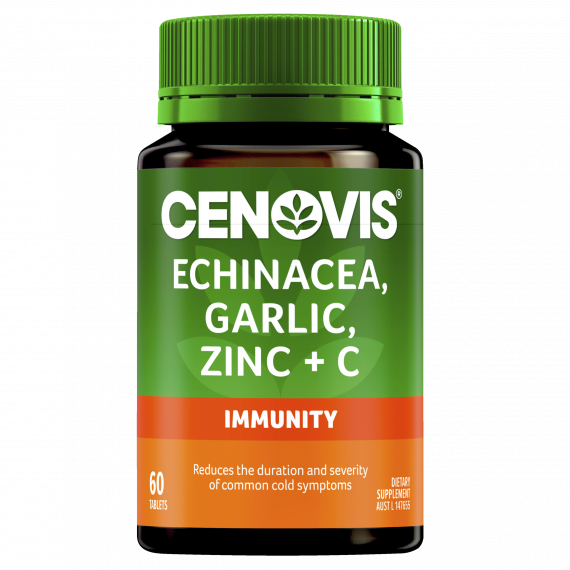 Cenovis Echinacea Garlic Zinc & C 60 Tablets