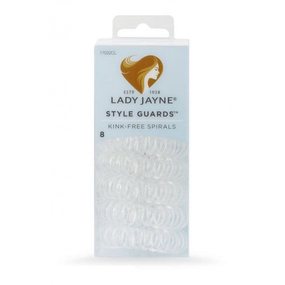 Lady Jayne Style Guards Clear Kink Free Spirals 8 Pack