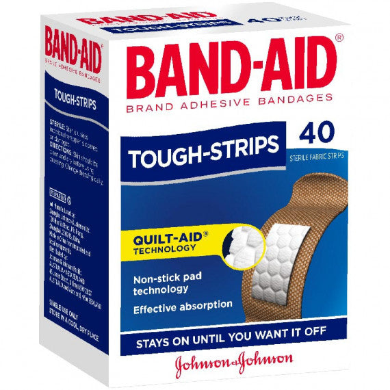 Band-Aid Tough Strips Regular 40 Pack