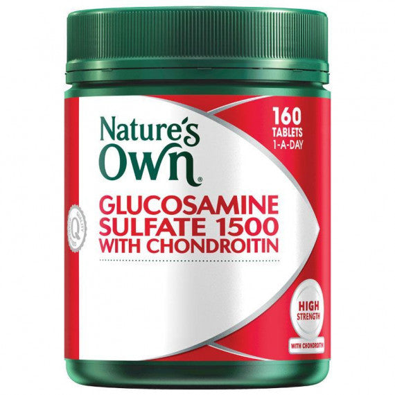 Natures Own Glucosamine Sulfate 1500mg With Chondroitin 160 Tablets