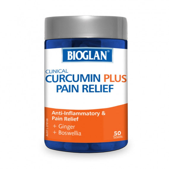 Bioglan Clinical Curcumin Plus Pain Relief 50 Tablets