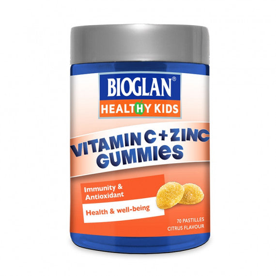 Bioglan Healthy Kids Vitamin C + Zinc Gummie 70 Tablets