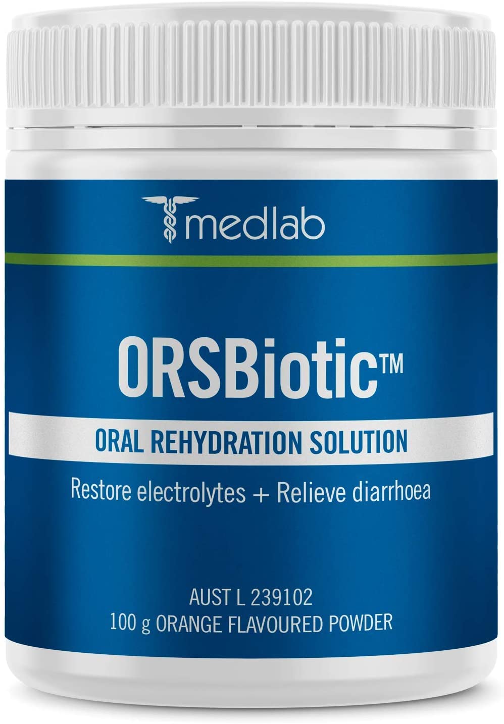 Medlab Orsbiotic Oral Rehydration Solution Concomitant Probiotics 100g Powder