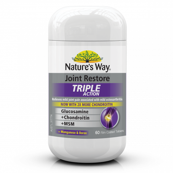 Natures Way Joint Restore Triple Action 60 Tablets