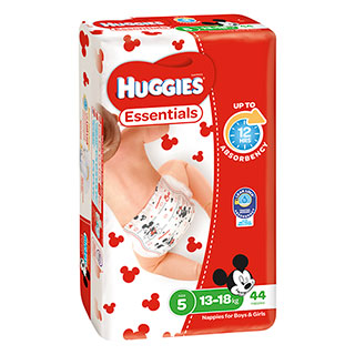 Huggies: Essentials Nappies - Size 5 (44 Pack)