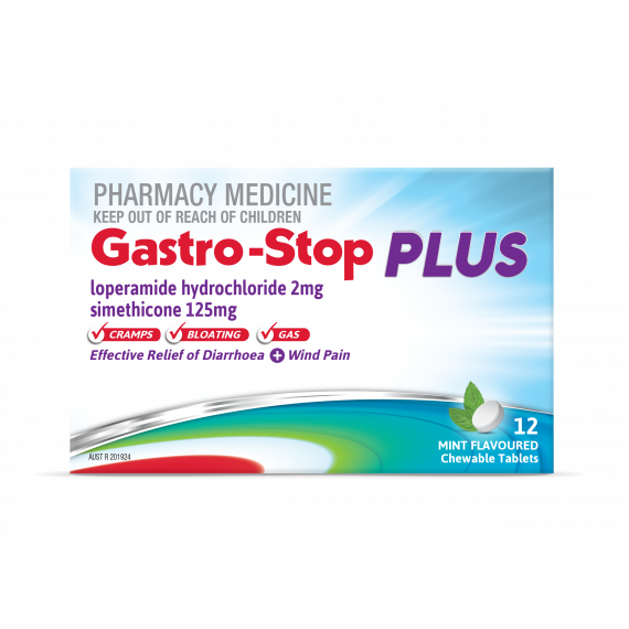 Gastro-Stop Plus Chewable Mint 12 Tablets