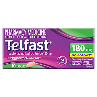 Telfast 180mg - 10 Tablets