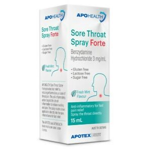 APO HEALTH Sore Throat Spray FORTE 15ml