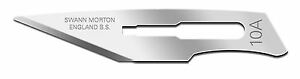 Genuine Swann-Morton Carbon Steel Surgery Blades No 22