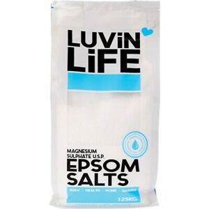 Luvin Life Epsom Salts Magnesium Sulphate U.S.P. 1.25kg Magnesium