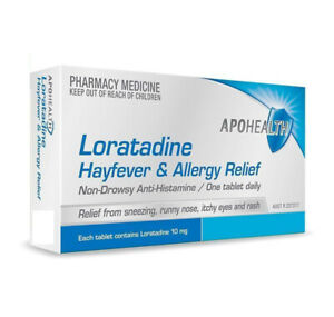 APO HEALTH Loratadine 10mg 50 Tabs - Hayfever & Allergy - SAME AS CLARATYNE