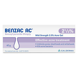 Benzac AC 2.5% Gel 60g