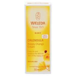 WELEDA Calendula Nappy Change Cream 30ml natural calms irritation reduce redness