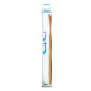 The Humble Co Adult White Bamboo Toothbrush Soft Bristle