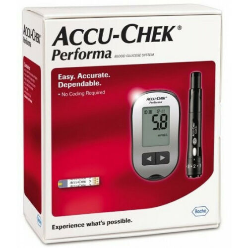 ACCU-CHEK PERFORMA BLOOD GLUCOSE METER AND LANCING DEVICE