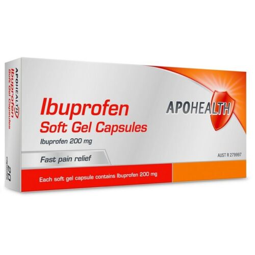 ApoHealth Ibuprofen 200mg Soft Gel Cap X 100