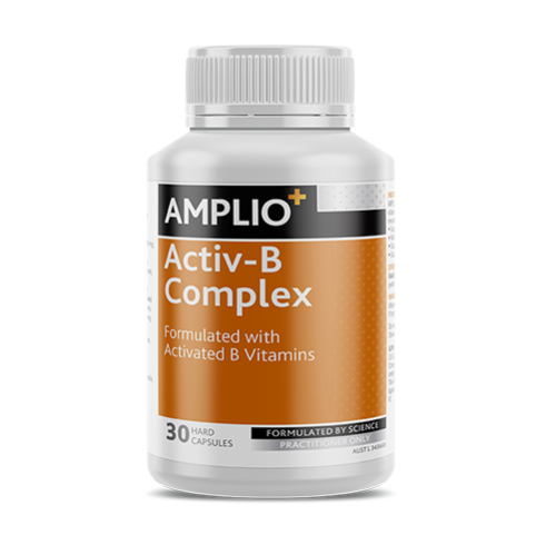 Amplio Activ-B Complex 30 Capsules Activated B Vitamins