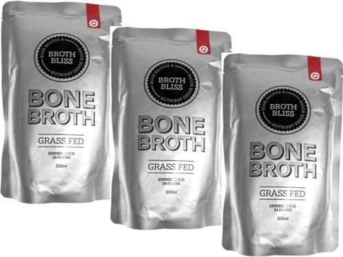 500ml Broth & Co Australia Grass Fed Beef Bone Broth Pouch