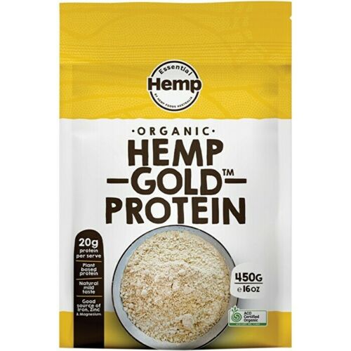 Essential Hemp Organic Hemp Gold Protein Contains Omega 3, 6 & 9 450g Wholefoods