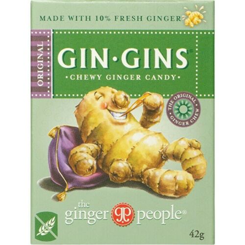 The Ginger People Gin Gins Ginger Candy Chewy - Original 42g Chocolate