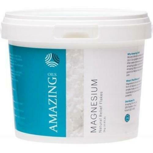 AMAZING OILS Magnesium Bath Flakes Magnesium Chloride 2kg