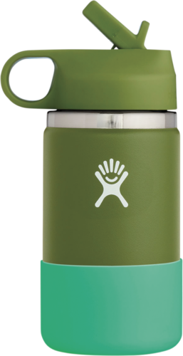 HYDRO FLASK Wide Mouth Kids Bottle - Straw Lid Double Insulated - All Colours