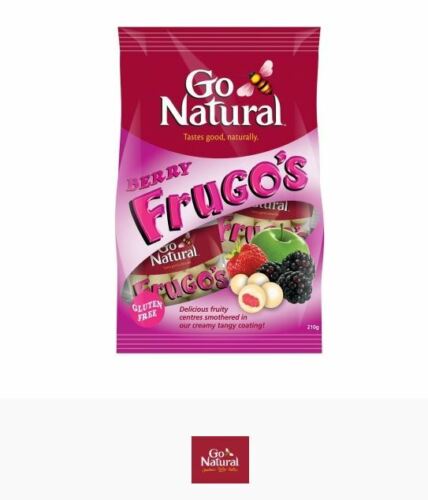 210g GO NATURAL Berry Frugo's in Yoghurt Box FRUGOS GLUTEN FREE
