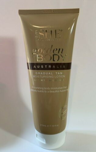 OM SHE Golden Body Australia Gradual Tan Lotion Light-Medium 7.10 oz