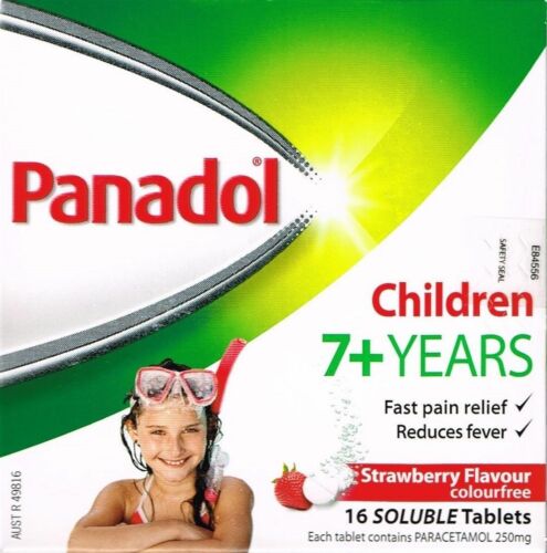 Panadol Soluble Tablets - 7year 16 tabs