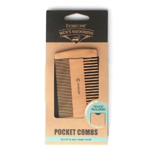 Basic Care Men's Grooming Pocket Comb Hair Care Accessories