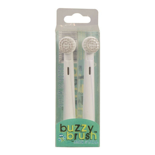 Jack N' Jill Buzzy Brush Replacement Heads for Electric Toothbrush x 2 Pack