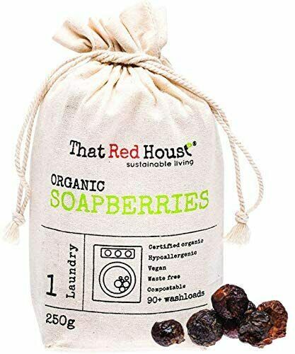 That Red House Organic Soap berries Nature's Laundry Detergent