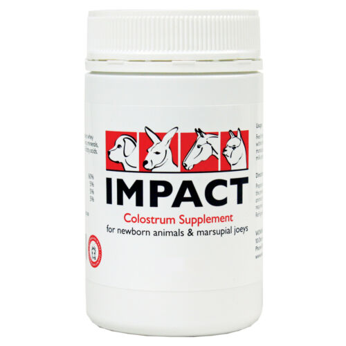 Wombaroo Impact Colostrum Supplement For Dogs Cats Livestock Small Animal 25gm